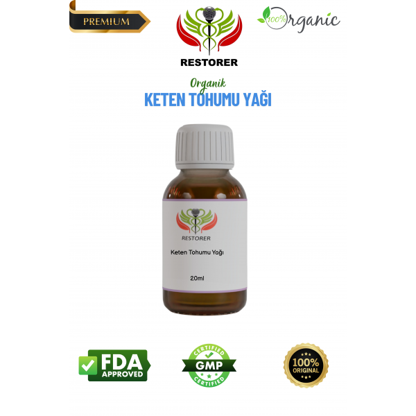 Restorer Keten Tohumu Yağı 20 ml Restorer Keten Tohumu Yağı 20 ml