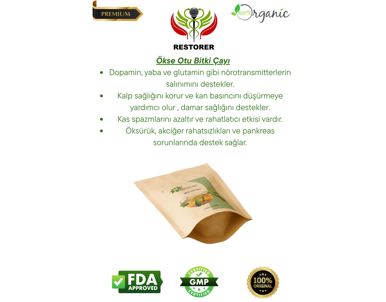 Restorer Ökse Otu Bitki Çayı Restorer Ökse Otu Bitki Çayı