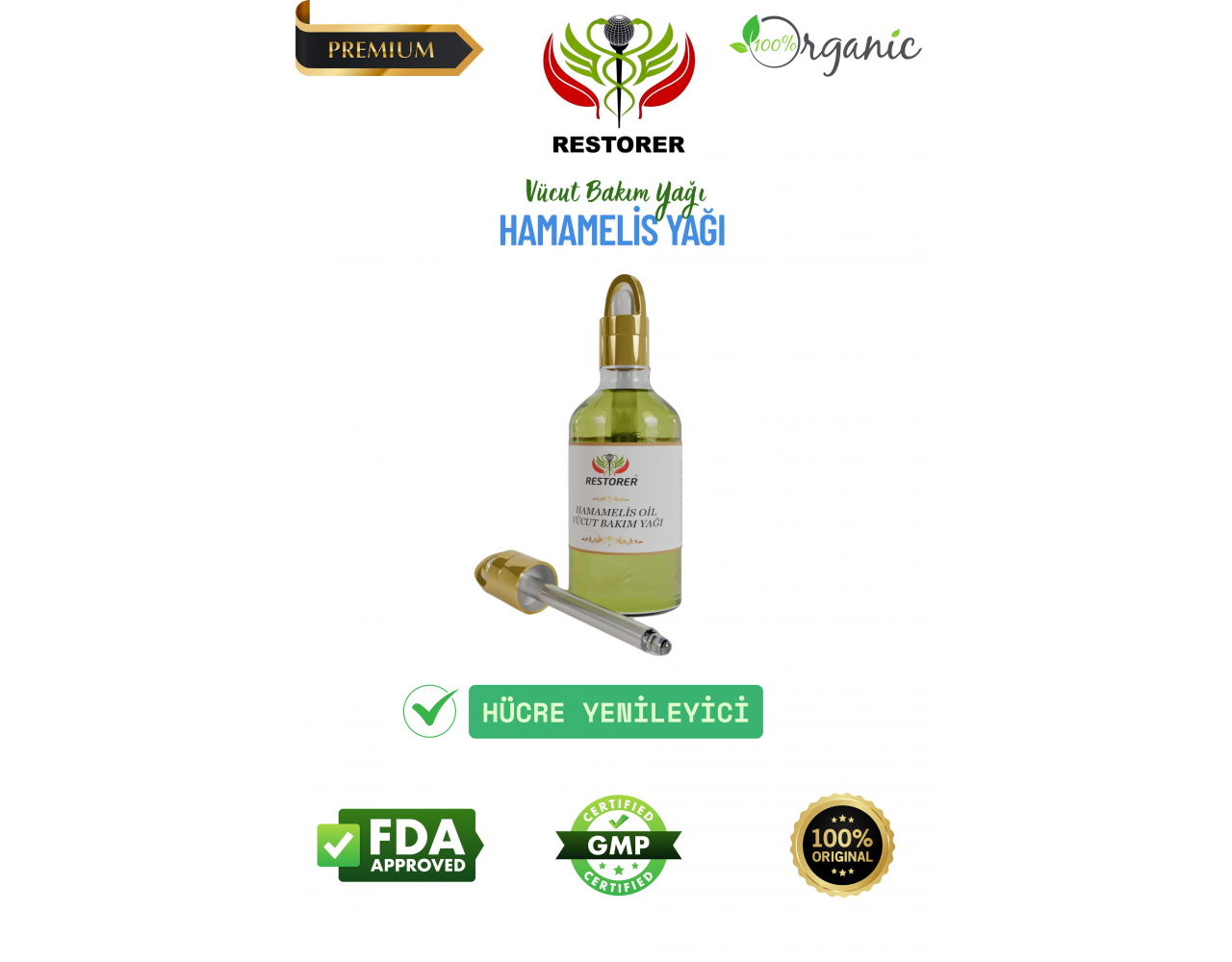 Restorer Hamamelis Yağı 50 ml