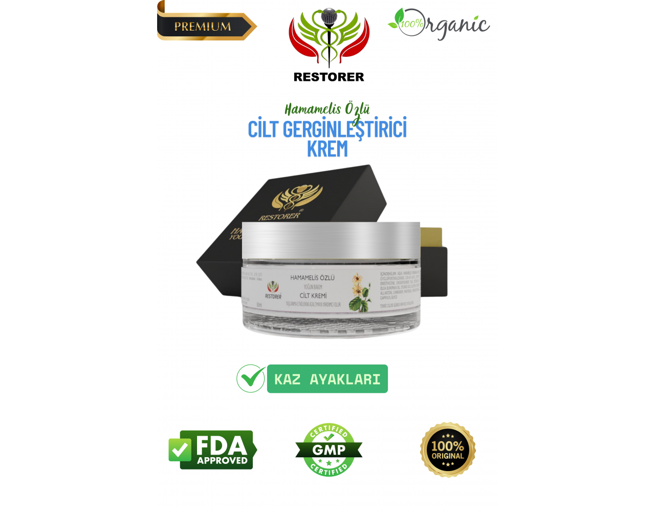 Restorer Botox Etkili Cilt Gerdirici Krem30 ml Restorer Botox Etkili Cilt Gerdirici Krem30 ml