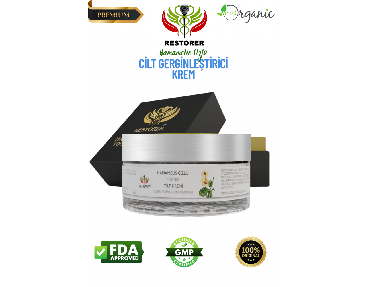 Restorer Botox Etkili Cilt Gerdirici Krem30 ml Restorer Botox Etkili Cilt Gerdirici Krem30 ml