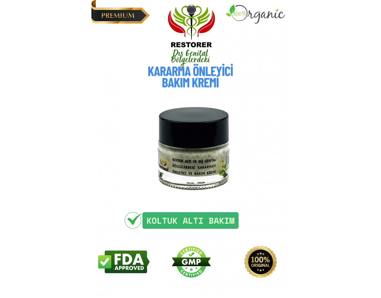Koltuk Altı ve Dış Genital Bölgelerdeki Kararmayı Önleyici Bakım Kremi (10 ml) Koltuk Altı ve Dış Genital Bölgelerdeki Kararmayı Önleyici Bakım Kremi (10 ml)