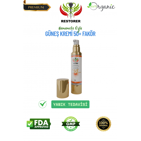Restorer Güneş Koruyucu krem +50 Restorer Güneş Koruyucu krem +50