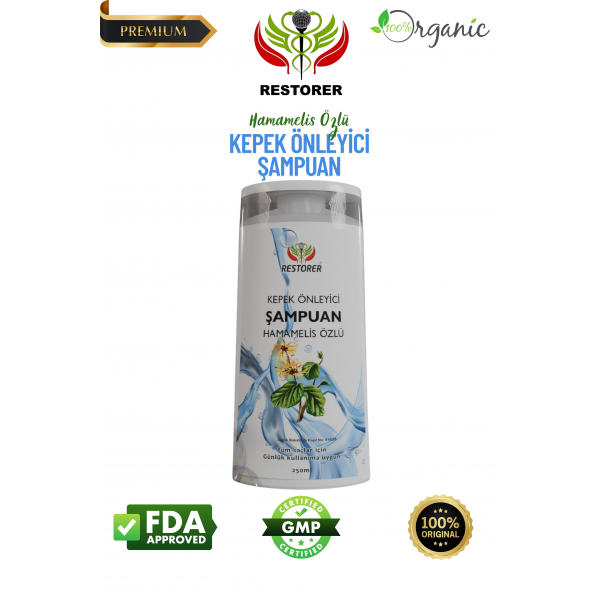 Restorer Kepek Önleyici Şampuan 250 ml Restorer Kepek Önleyici Şampuan 250 ml