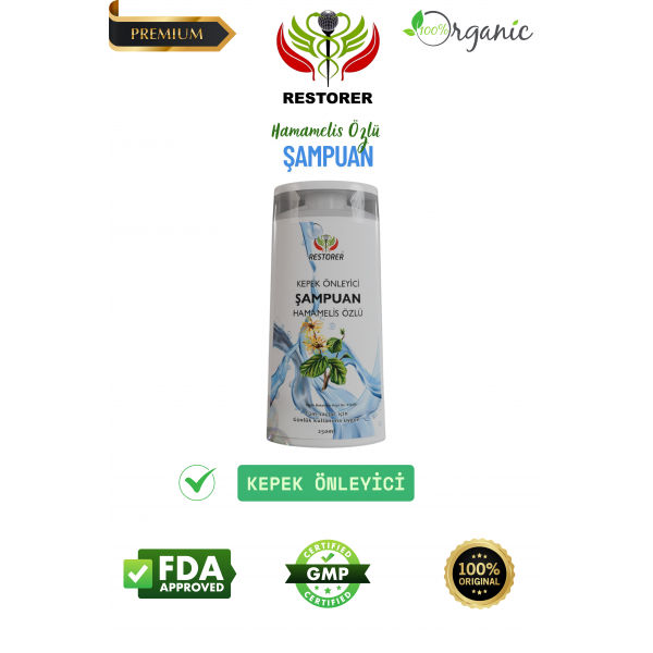 Restorer Kepek Önleyici Şampuan 250 ml Restorer Kepek Önleyici Şampuan 250 ml